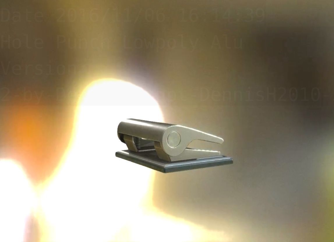 Hole Punch Pack Rigged And Animated  - Gameready - PBR Low-poly 3D model_303