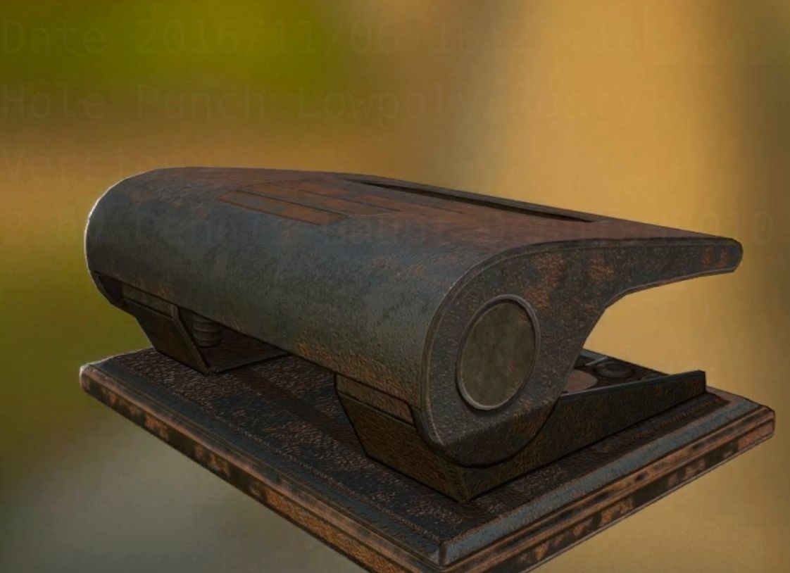 Hole Punch Pack Rigged And Animated  - Gameready - PBR Low-poly 3D model_238