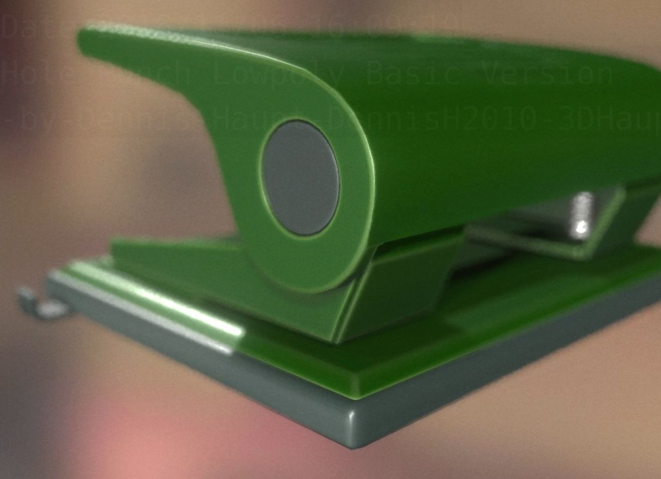 Hole Punch Pack Rigged And Animated  - Gameready - PBR Low-poly 3D model_304