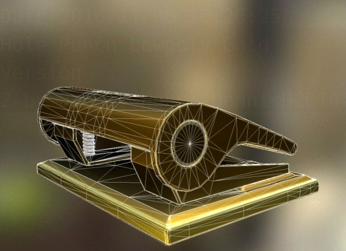 Hole Punch Pack Rigged And Animated  - Gameready - PBR Low-poly 3D model_51