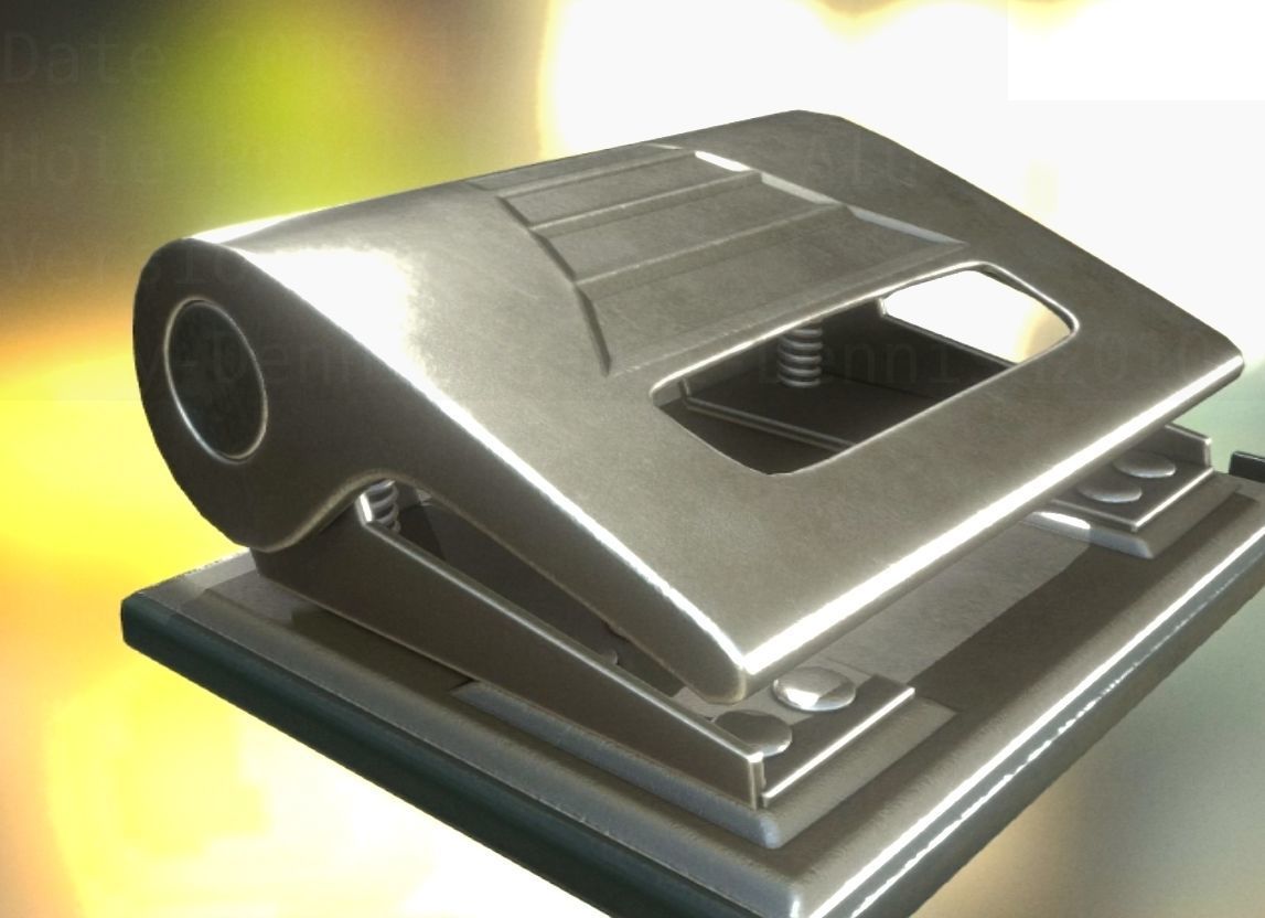 Hole Punch Pack Rigged And Animated  - Gameready - PBR Low-poly 3D model_315