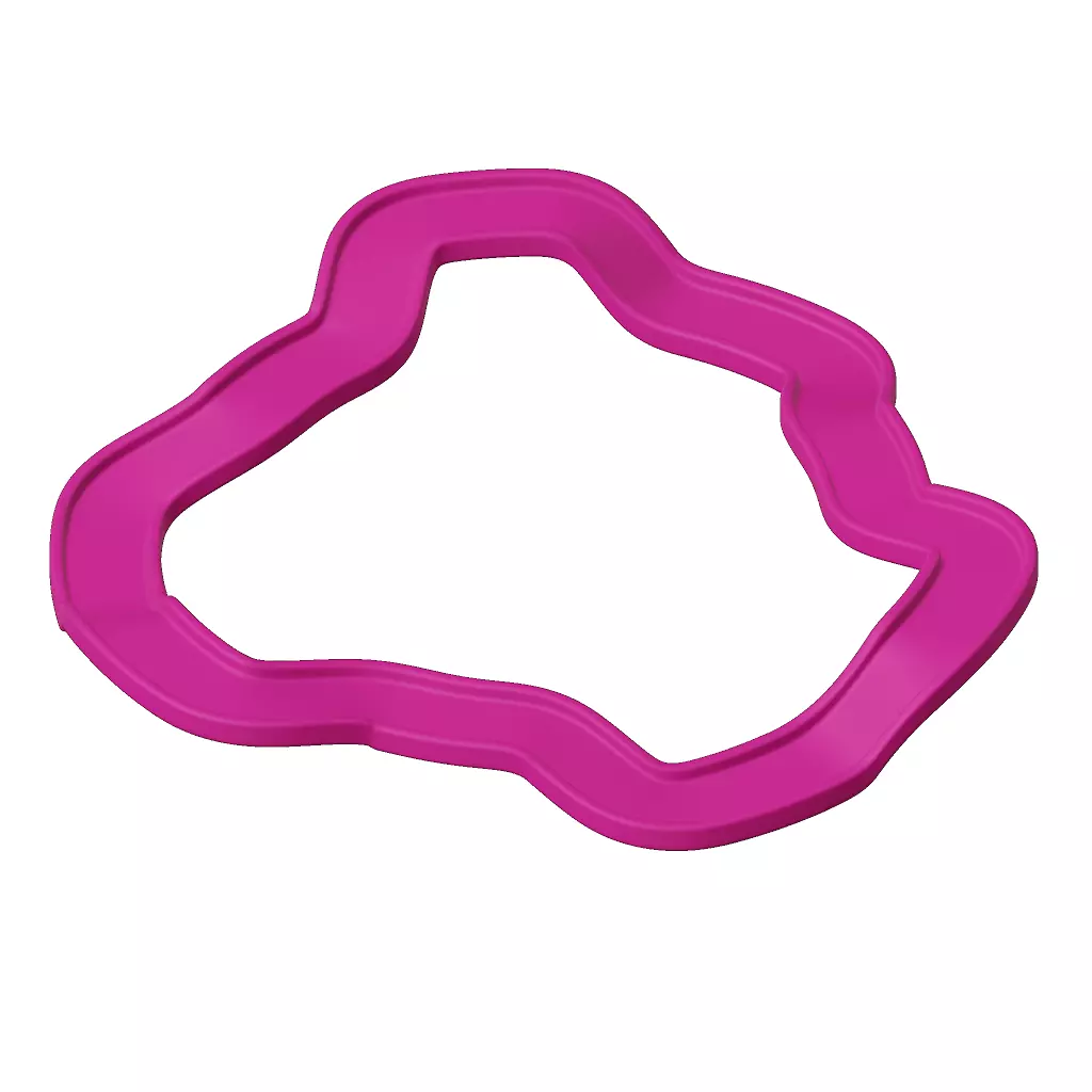 Plastic Exquisite Sports Race Track Toy 3D model_0