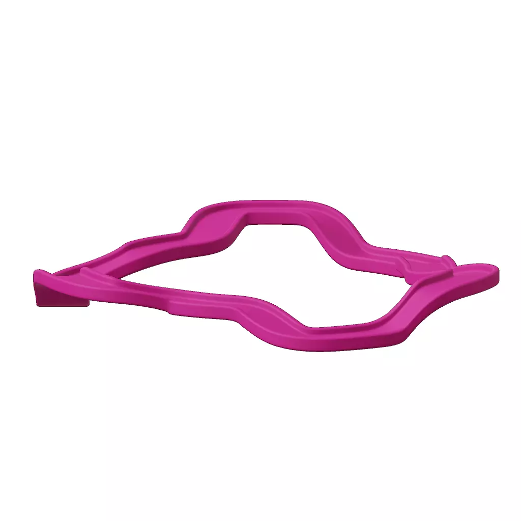 Plastic Exquisite Sports Race Track Toy 3D model_1