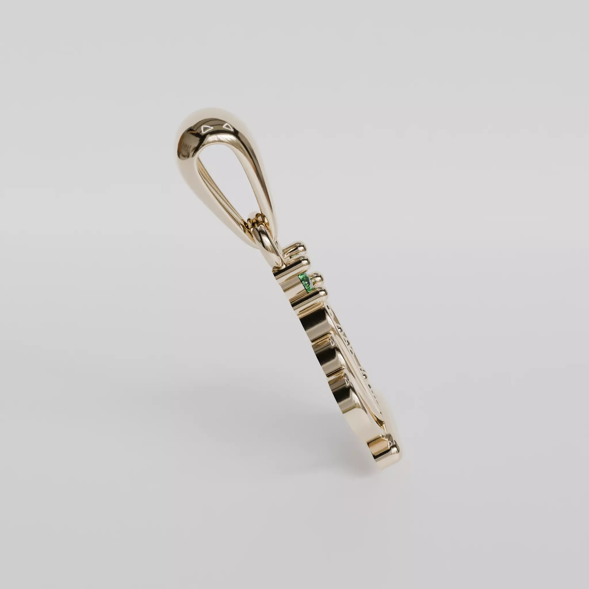 crown pendant 3D print model_2