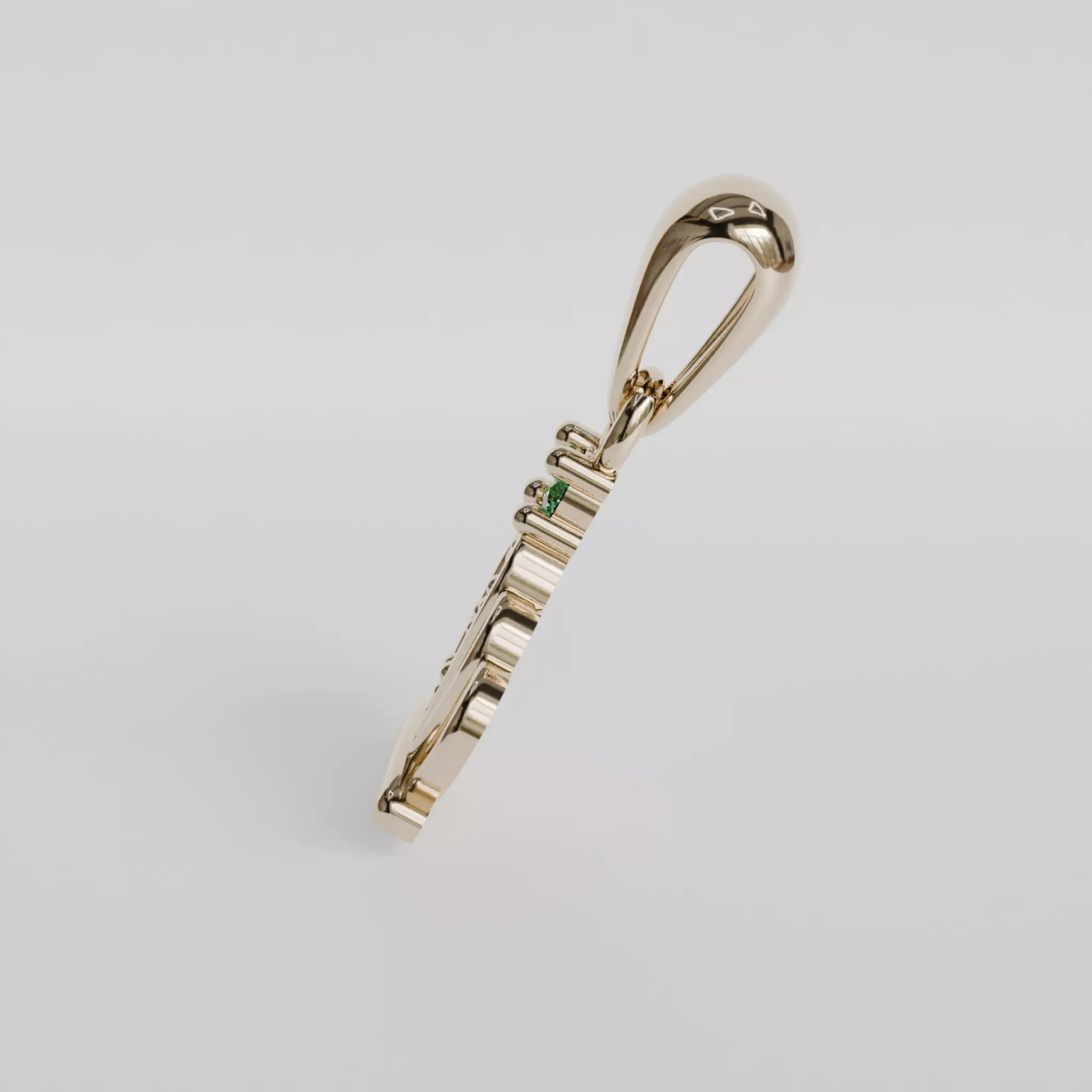 crown pendant 3D print model_4