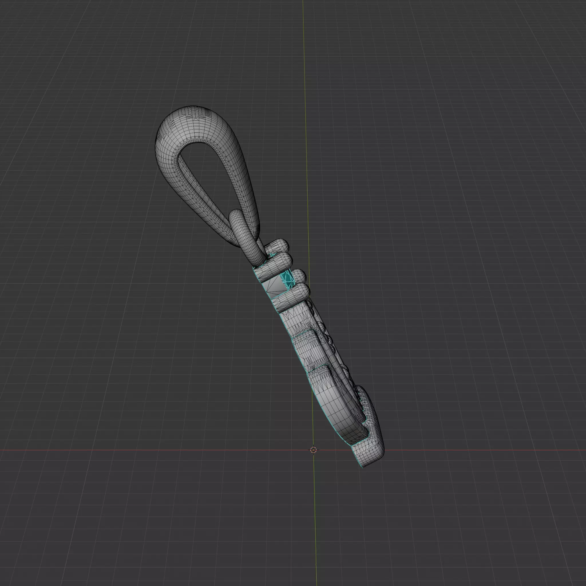 crown pendant 3D print model_8