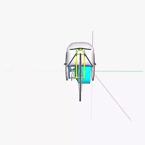 AT e-velomobile 3D model