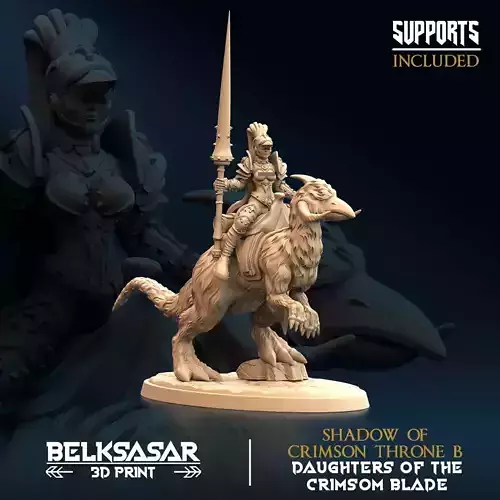 Lance Rider Shadow of Crimson Throne B Nude