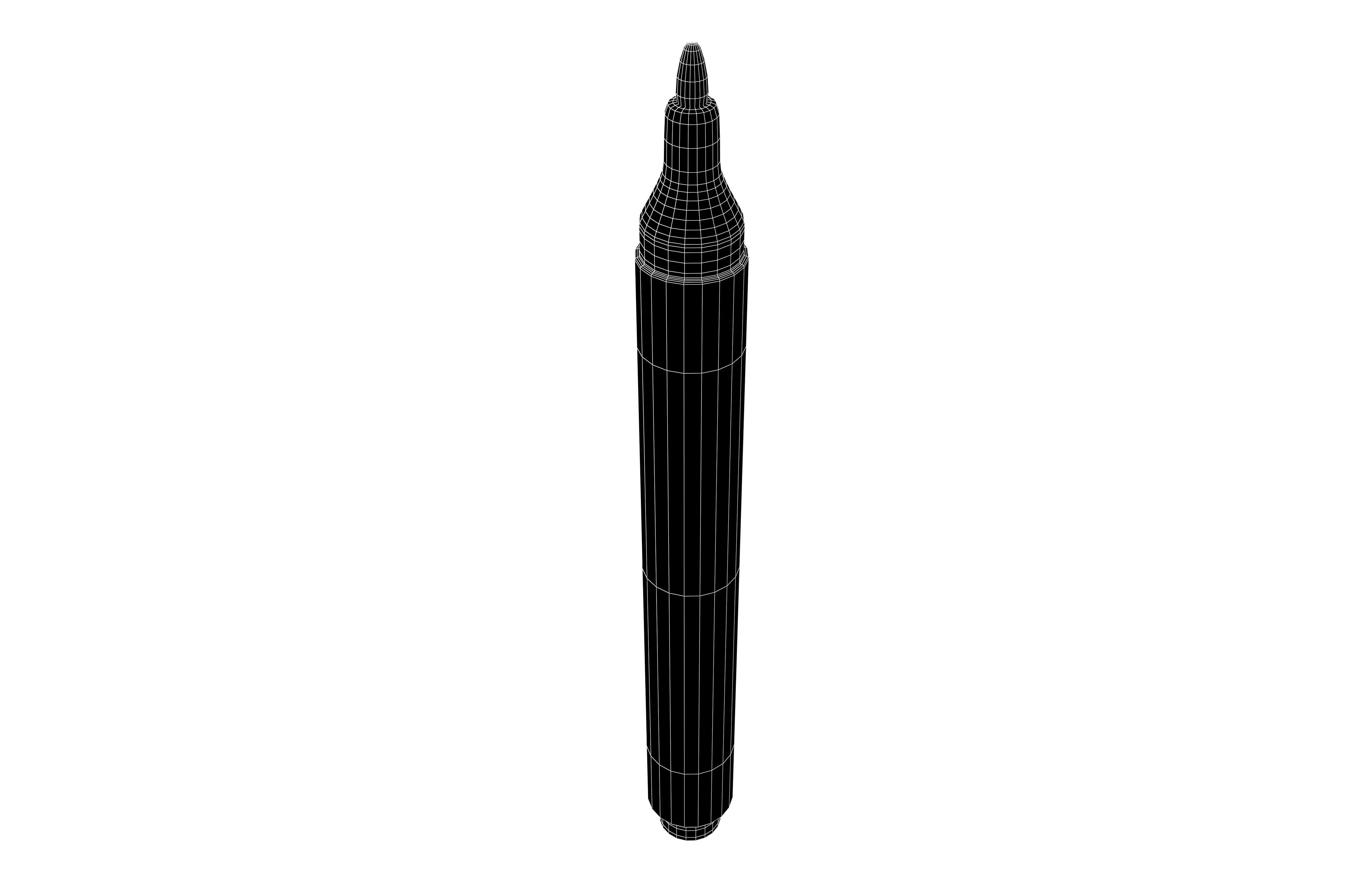 Marker Pen v1 001 Low-poly 3D model_7