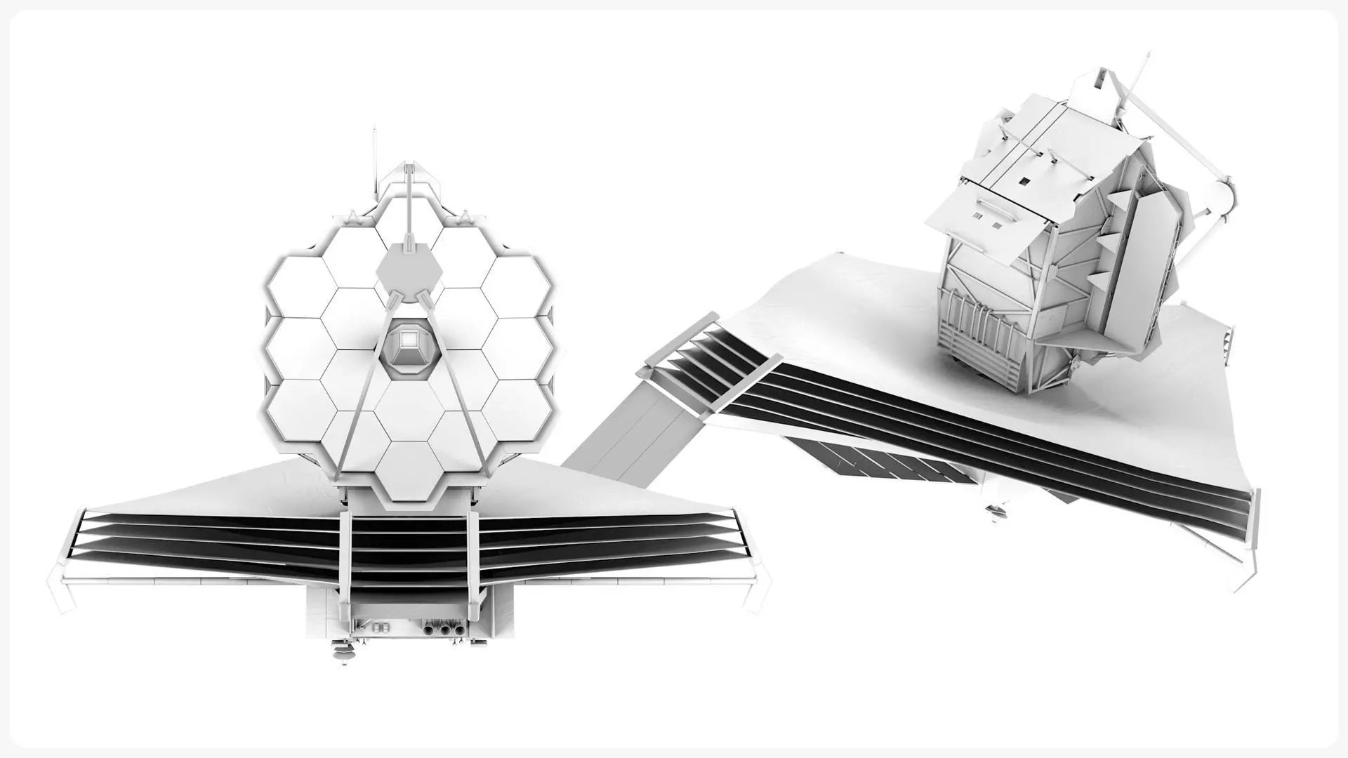 James Webb Space Telescope 3D Model for Element 3D And Cinema 4D 3D model_6