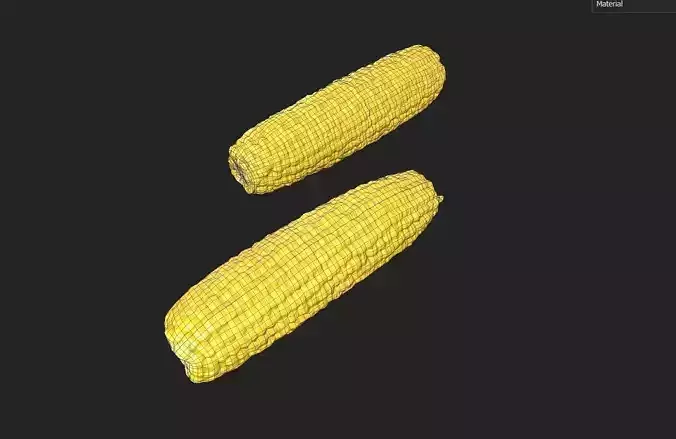 Corn  M03 Low-poly 3D model 2