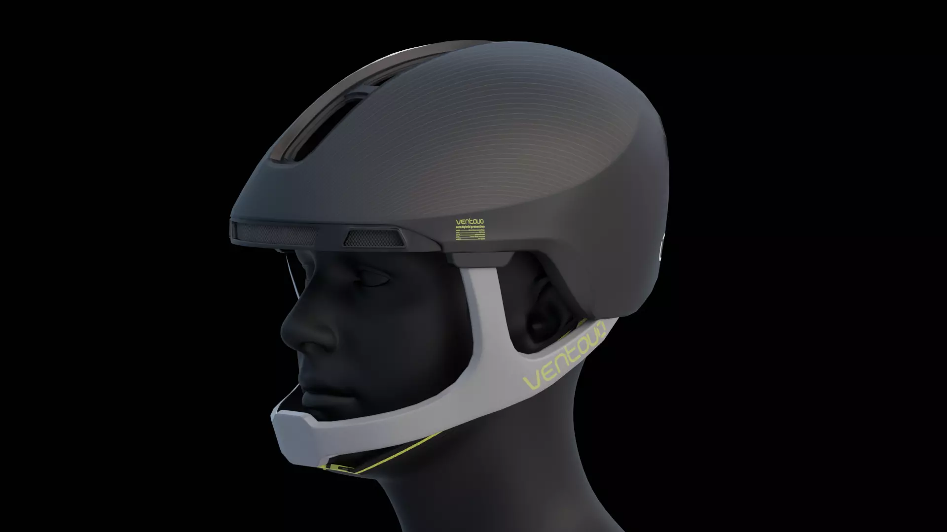 Sport Helmet Low-poly 3D model