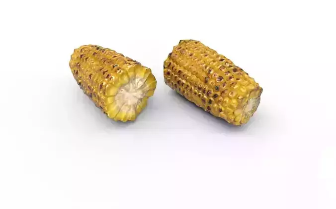 Corn  M06 Low-poly 3D model 6