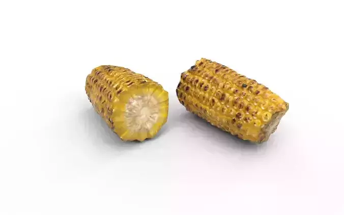 Corn  M06 Low-poly 3D model 4