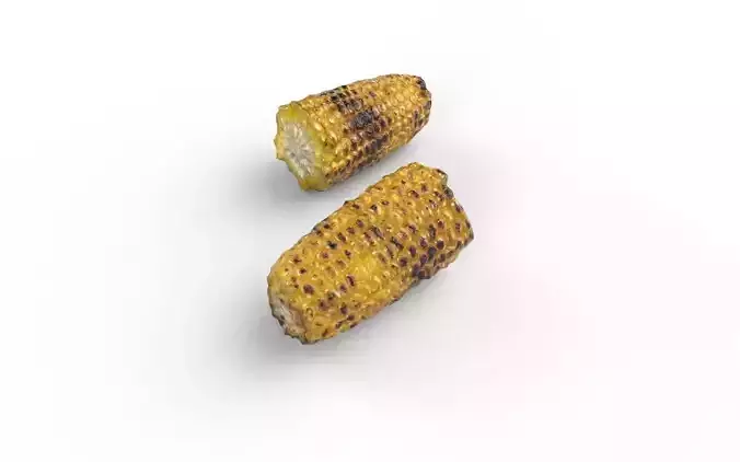 Corn  M07 Low-poly 3D model 6