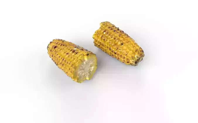 Corn  M08 Low-poly 3D model 4