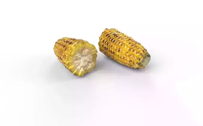 Corn  M08 Low-poly 3D model 6