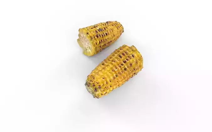 Corn  M08 Low-poly 3D model 5