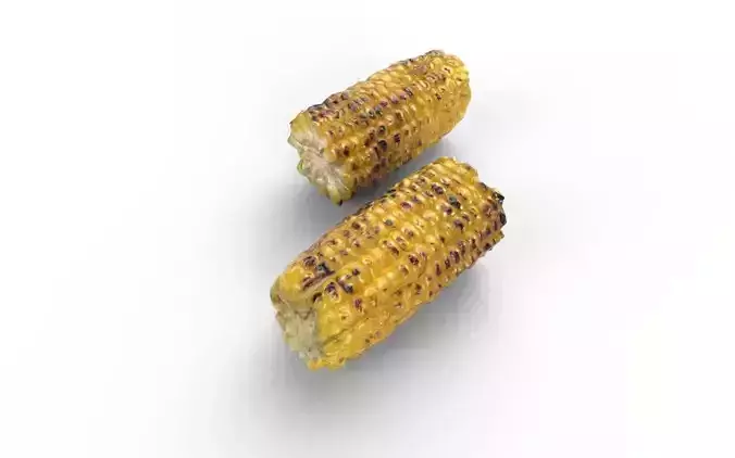 Corn  M10 Low-poly 3D model 6