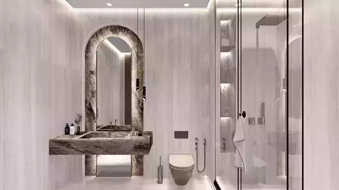 Modern bathroom design