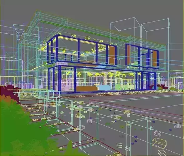 The Garden Pavilion Villa - A Modern Architectural  3D model 5