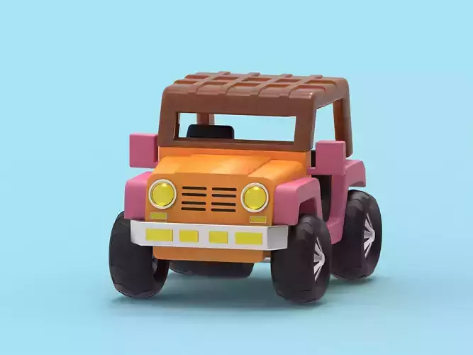 Cartoon Jeep