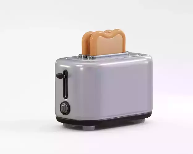 Cartoon Electric Bread Toaster