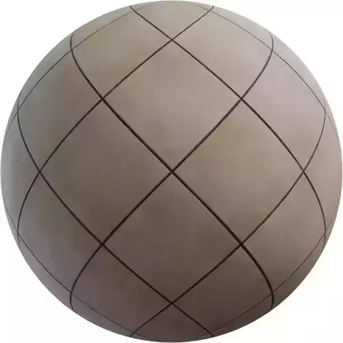 Beige Ceramic Floor Tiles PBR Texture