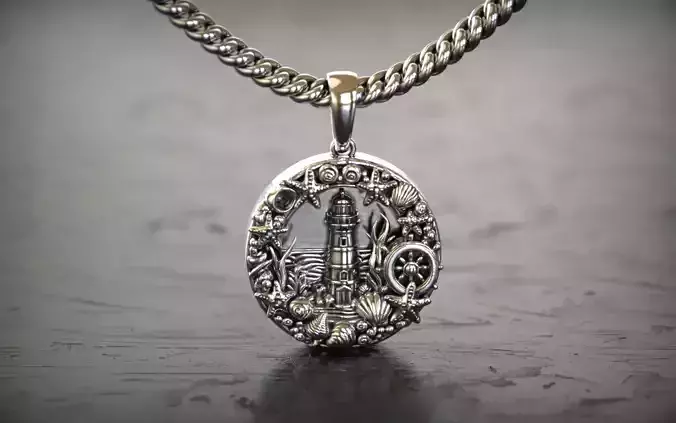 Nautical Lighthouse Pendant