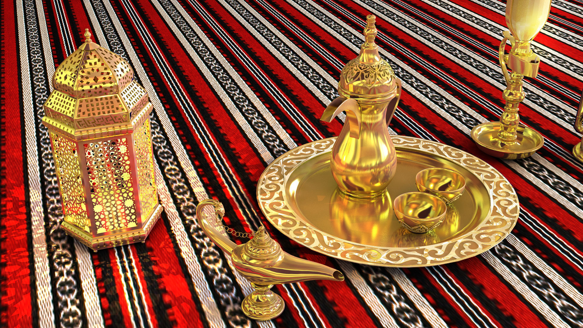 Ramadan Decoration2 3D model_4