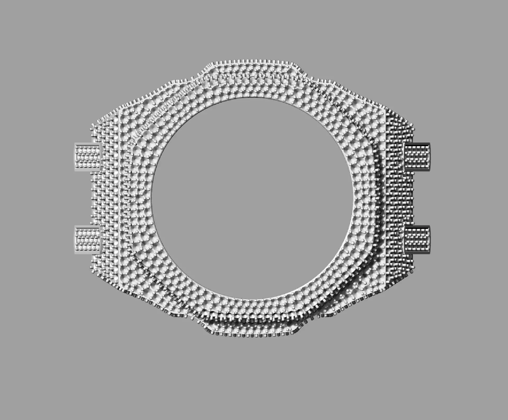 G-Shock case 3D print model AP styel  3D print model 3D print model_10