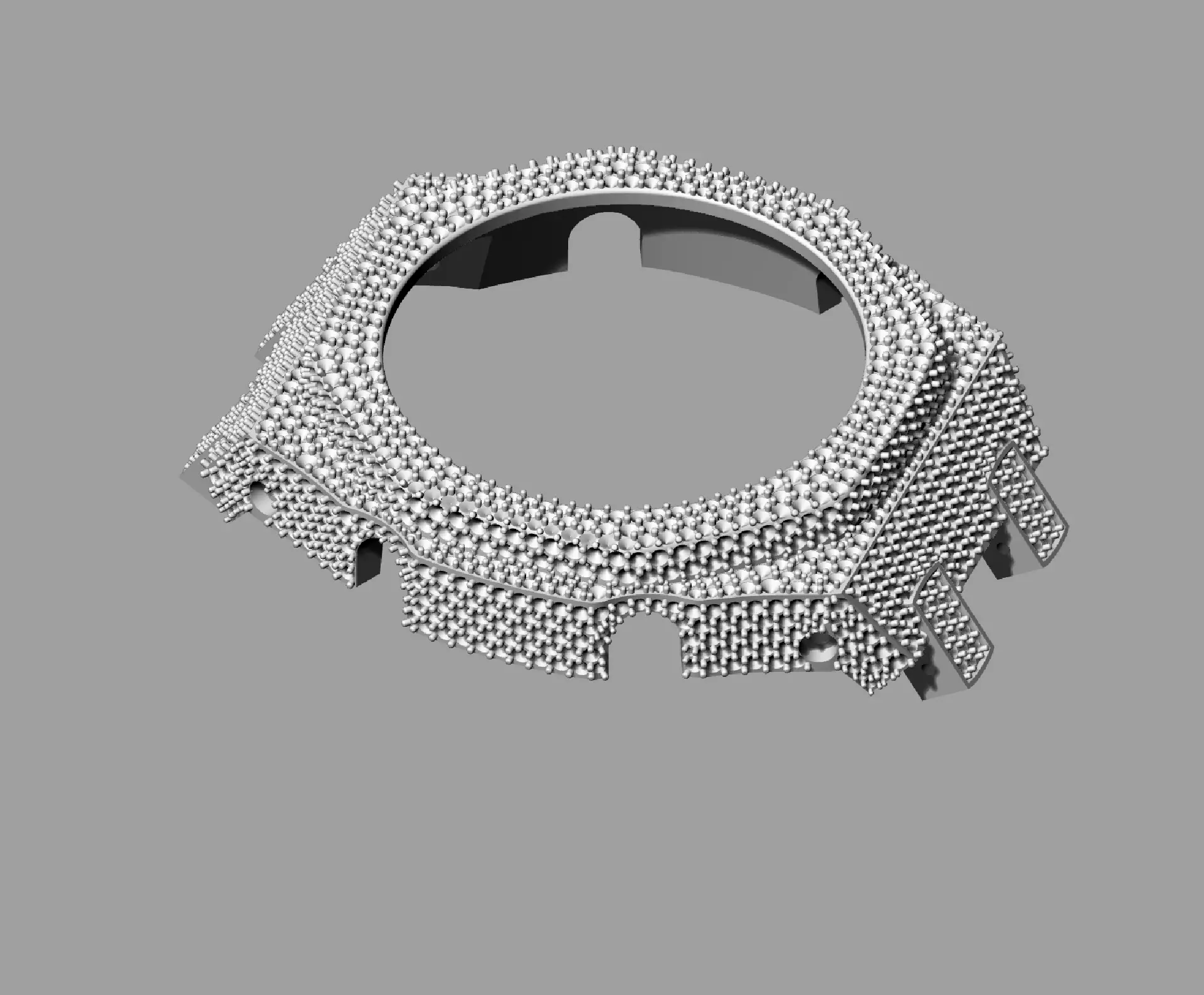 G-Shock case 3D print model AP styel  3D print model 3D print model_11