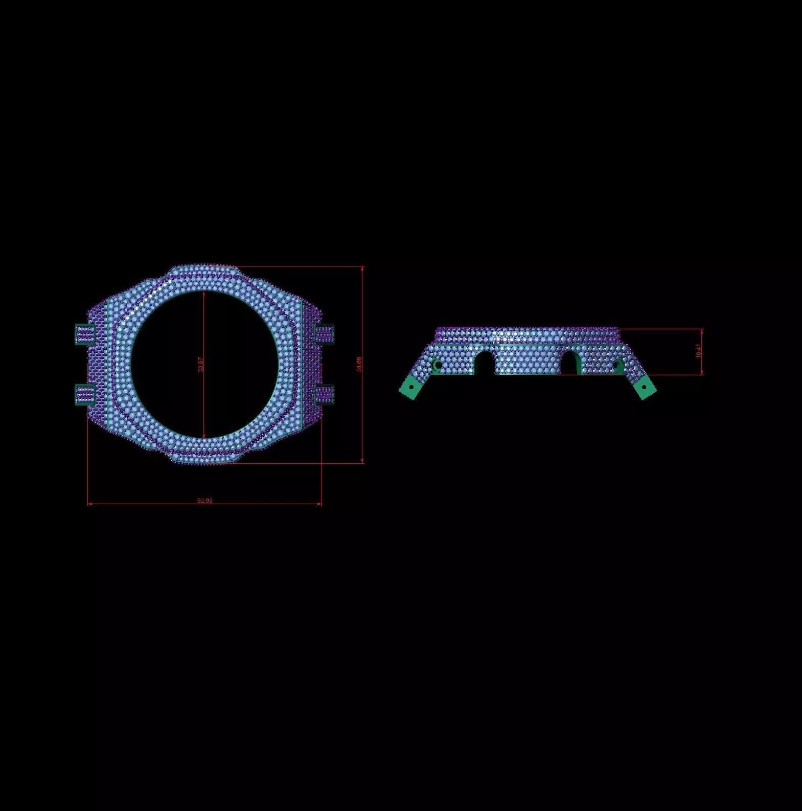 G-Shock case 3D print model AP styel  3D print model 3D print model_8
