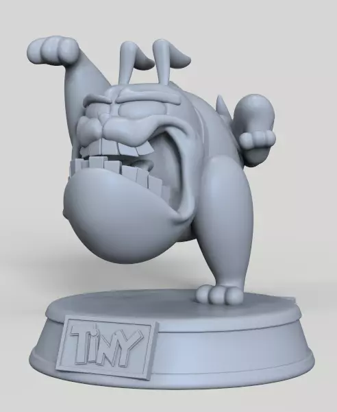 TINY BULLDOG FROM TOM AND JERRY-PARTS AND COMPLETE 3D print model_15