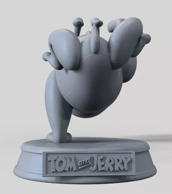 TINY BULLDOG FROM TOM AND JERRY-PARTS AND COMPLETE 3D print model_18