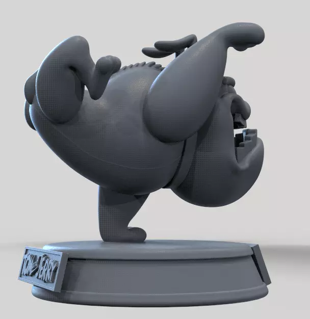TINY BULLDOG FROM TOM AND JERRY-PARTS AND COMPLETE 3D print model_19