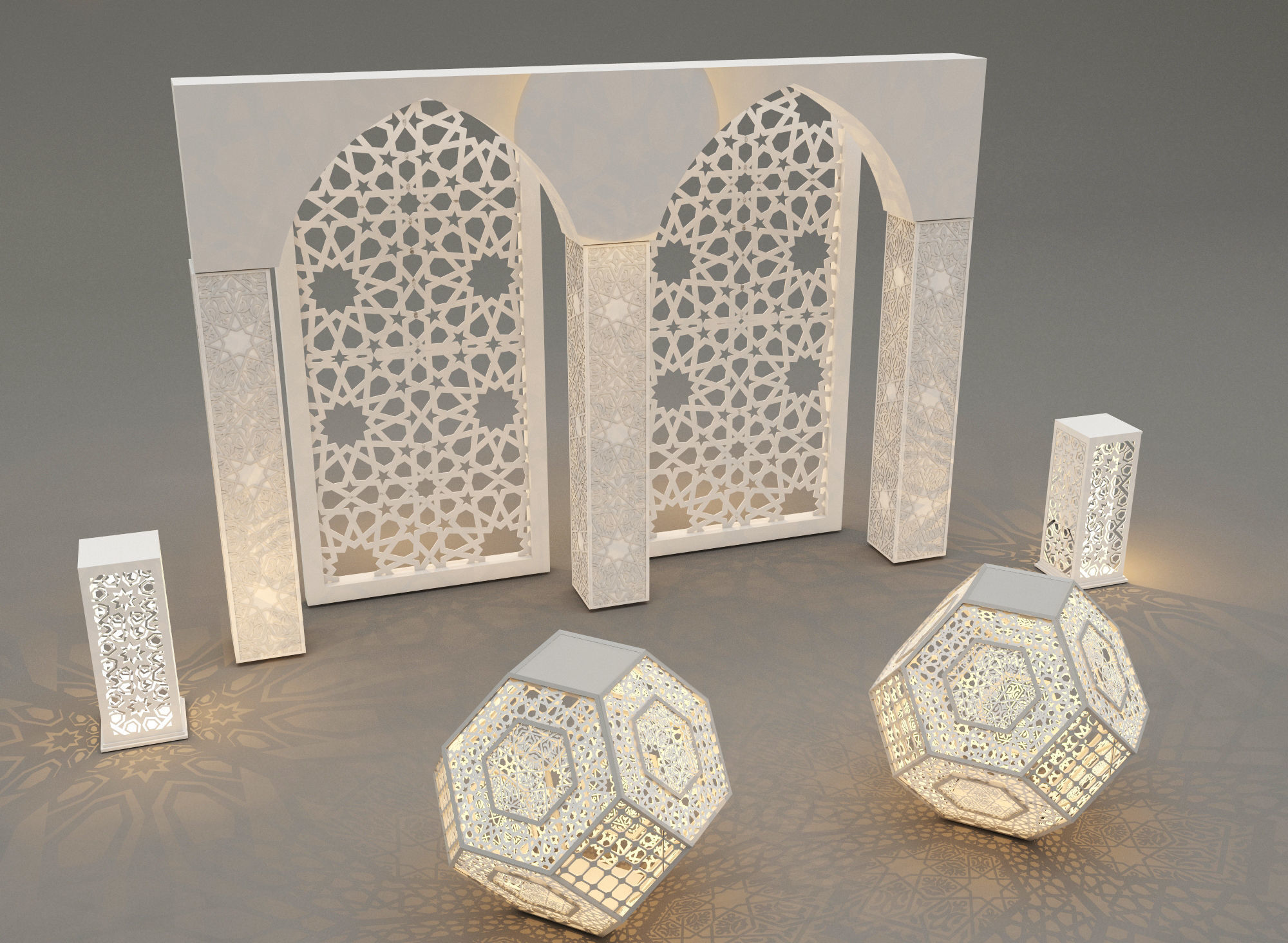 Islamic Decoration1 3D model_1