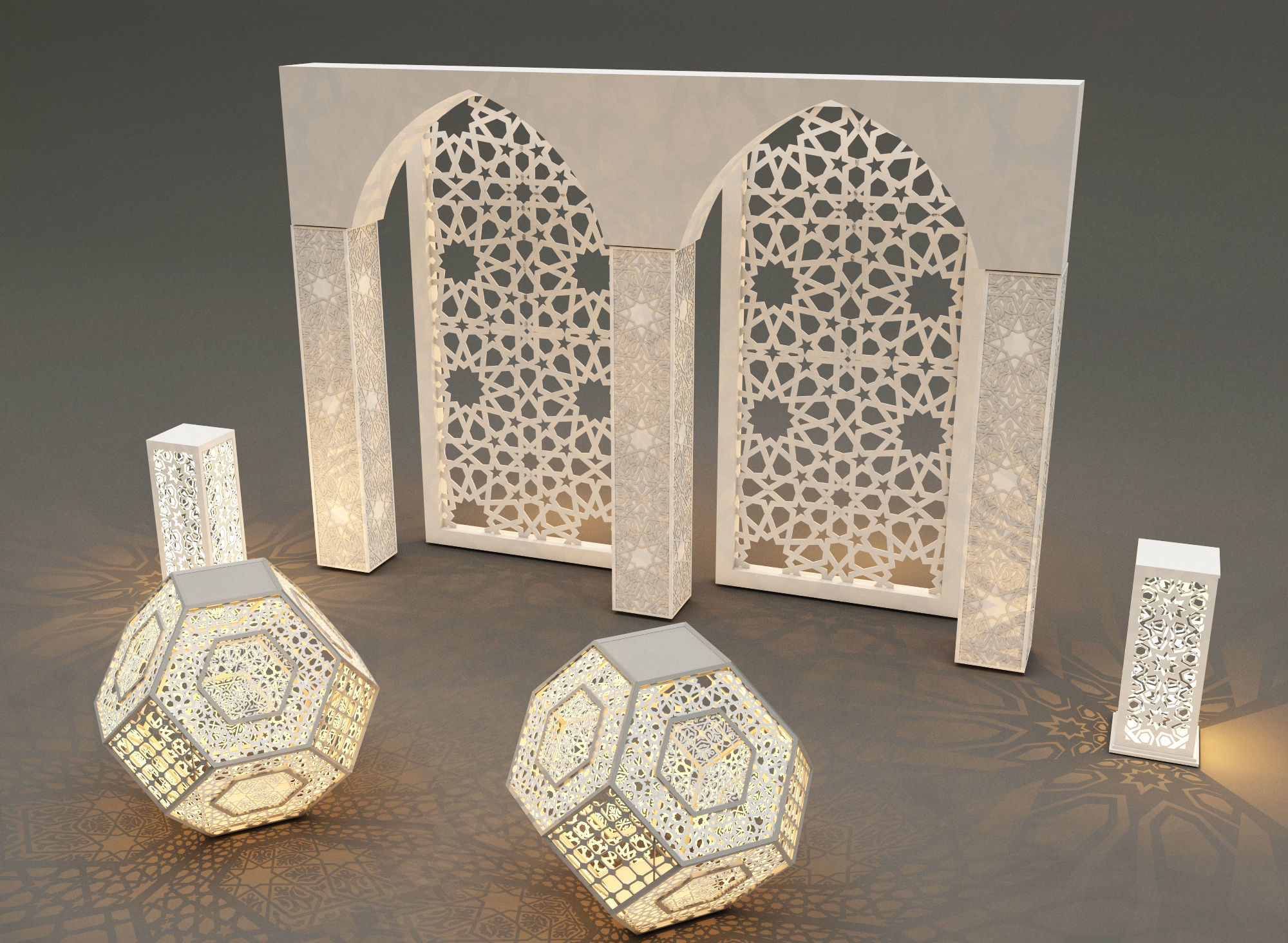 Islamic Decoration1 3D model_4