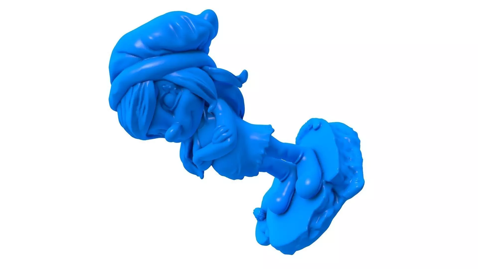 smurfs -  smurfs stl - Papa Smurf - Hefty Smurf  3D print model_2