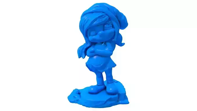 smurfs -  smurfs stl - Papa Smurf - Hefty Smurf 