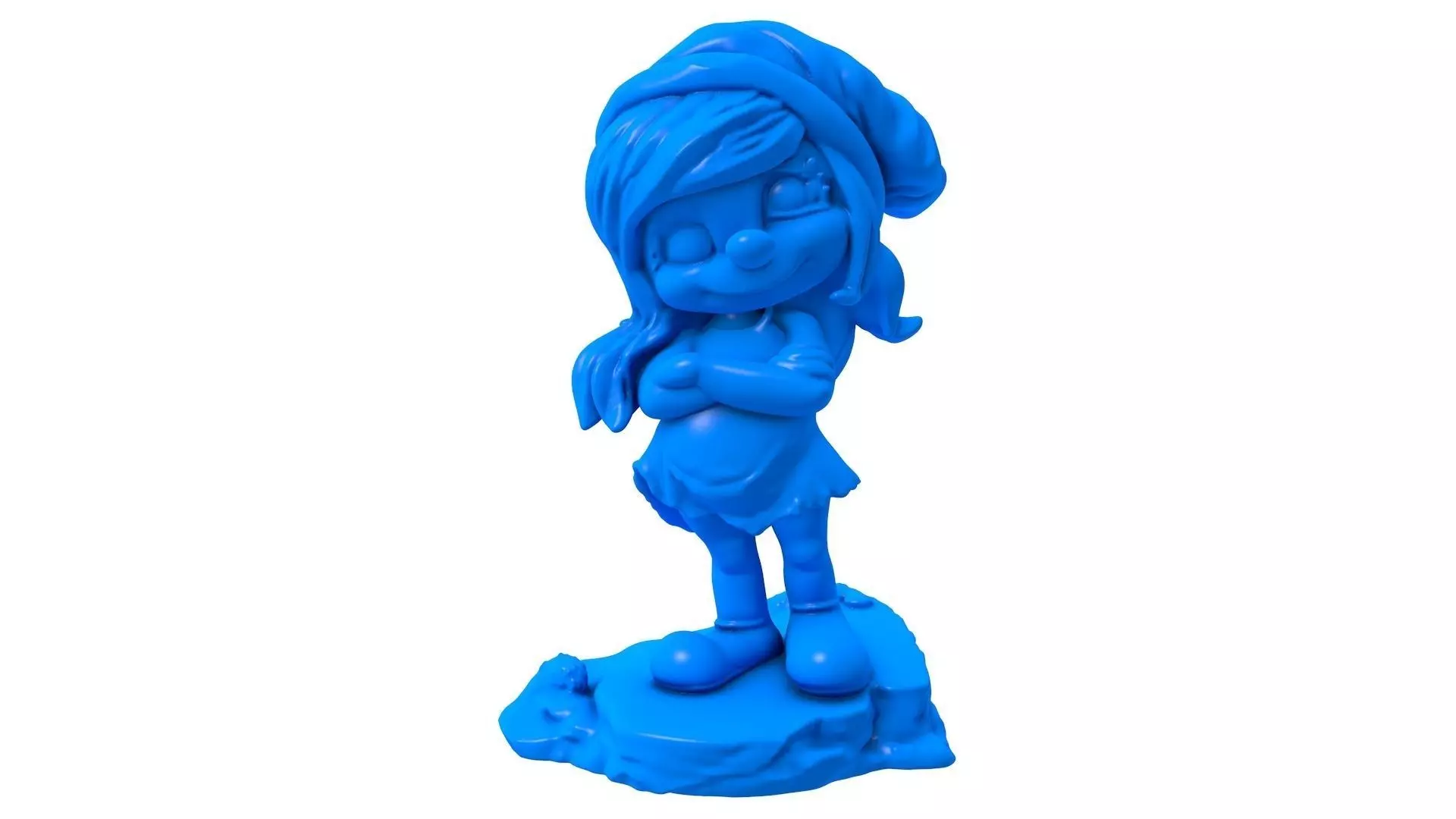 smurfs -  smurfs stl - Papa Smurf - Hefty Smurf  3D print model_0