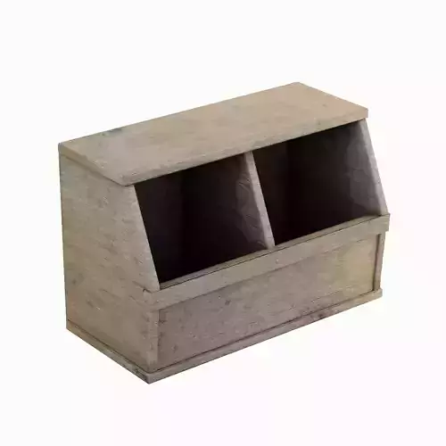 Wooden Storage Bin 02