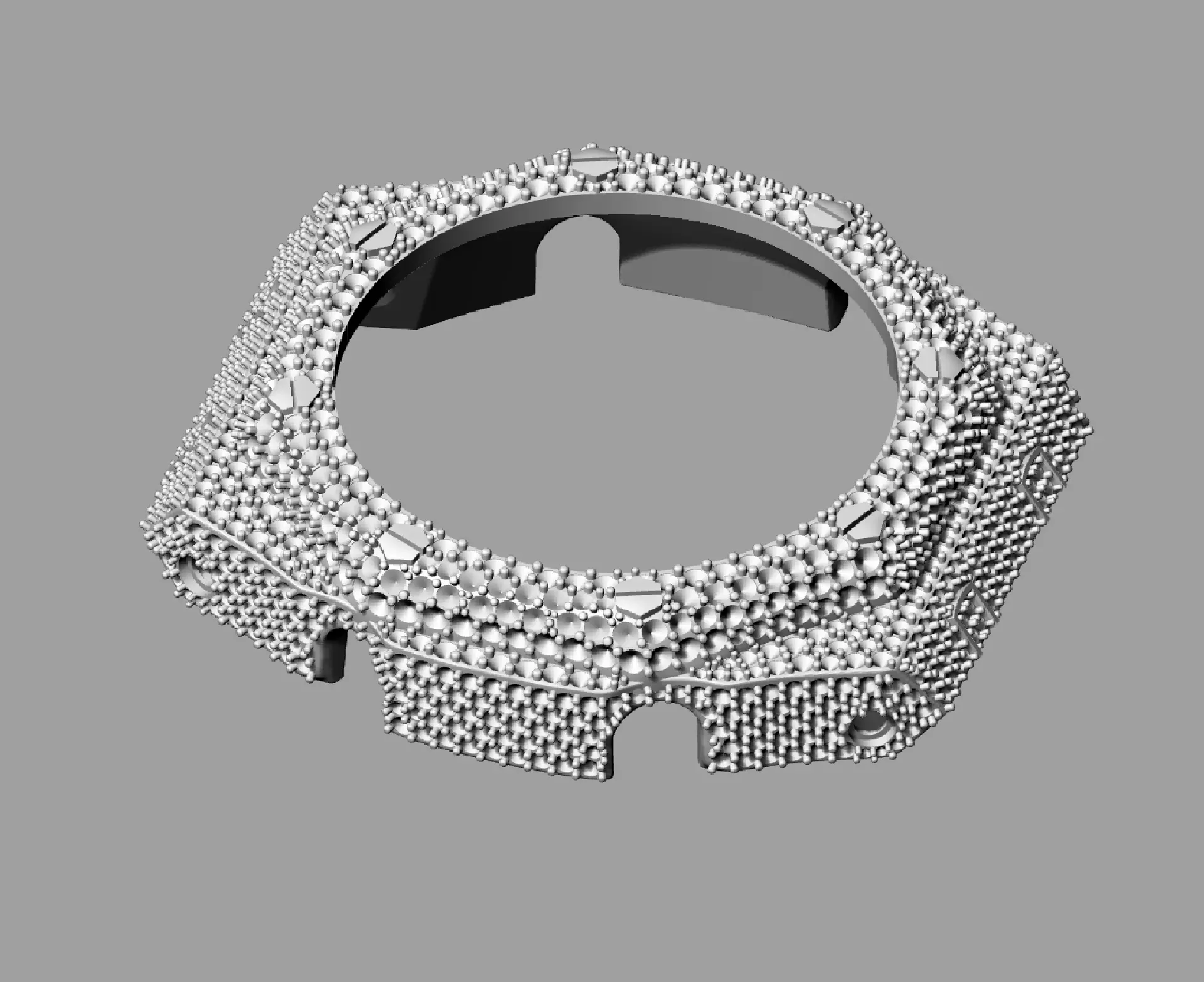 G-Shock case 3D print model AP styel2  3D print model 3D print model_11