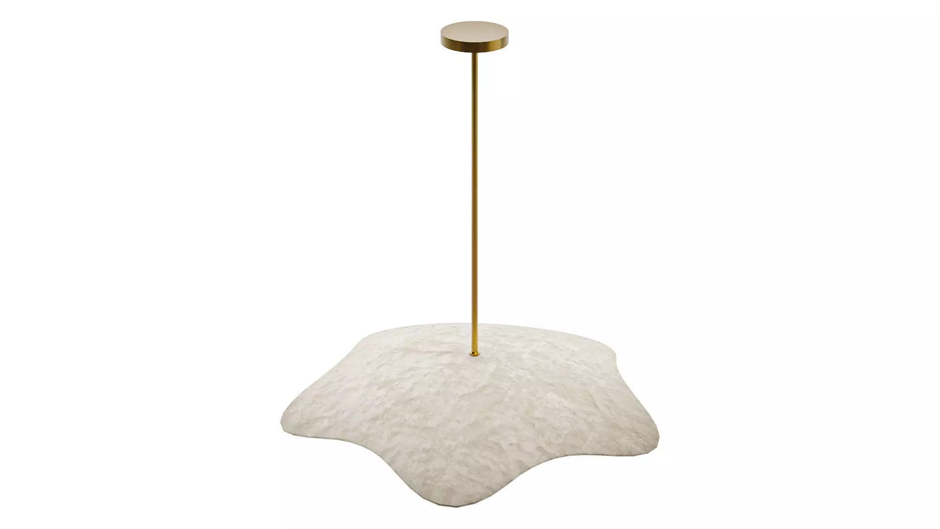 Soft Petal Pendant Light 3D model_2