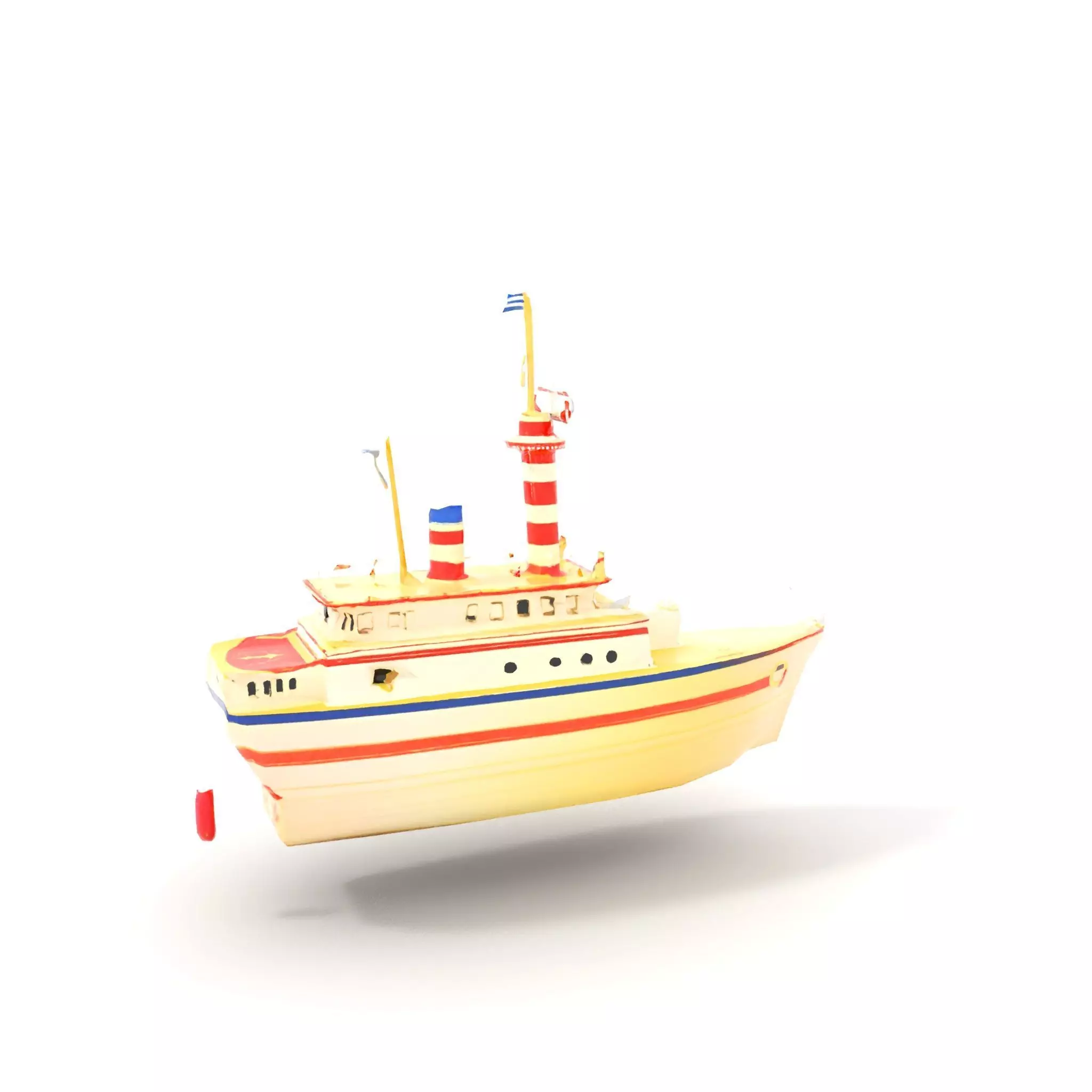Colorful Toy Ship model pack Low-poly 3D model_16