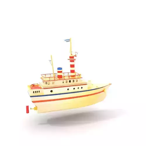 Colorful Toy Ship model pack