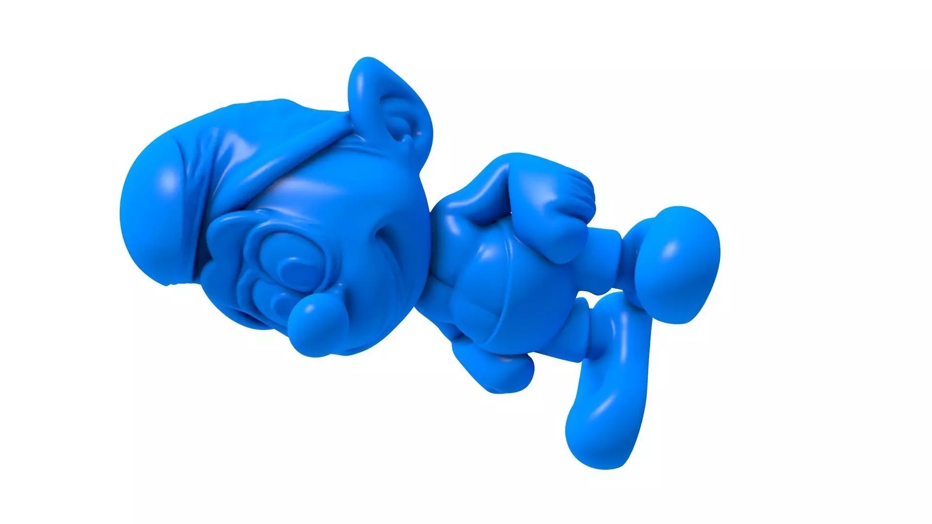 smurfs -  smurfs stl -  Papa Smurf -  Hefty Smurf  3D print model_2