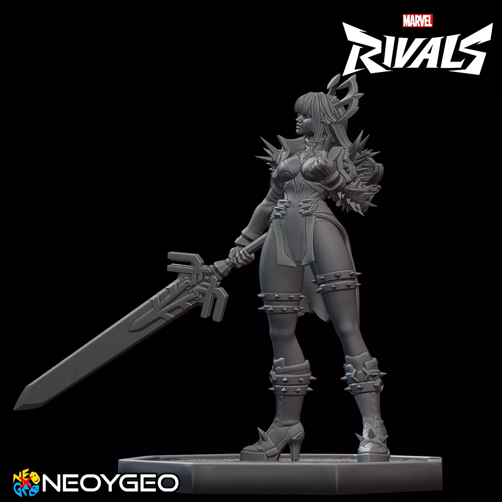 MAGIK PHOENIX DEMON - MARVEL RIVALS 3D print model_3