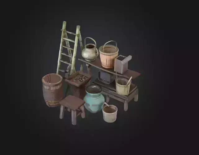 Rustic Village Props