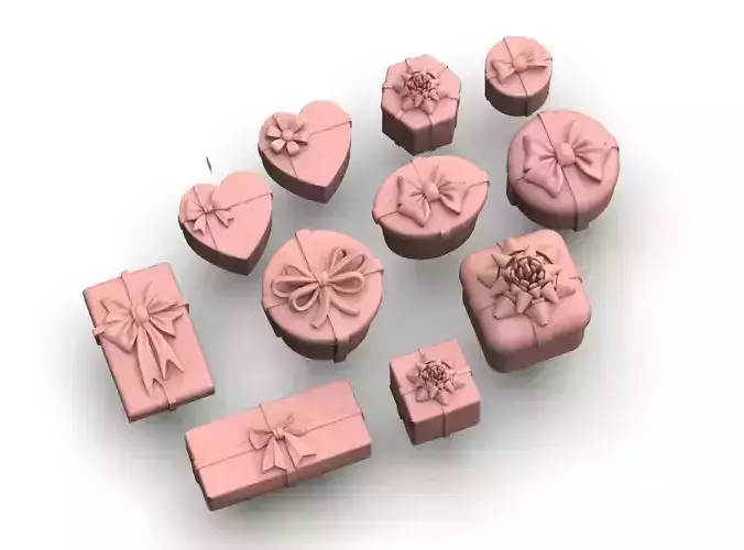 Gift Boxes Bows